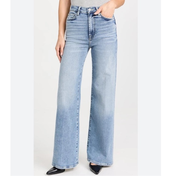 MOTHER Denim - MOTHER SUPERIOR The Lasso Sneak High-Rise Wide-Leg Floral Fury Jeans